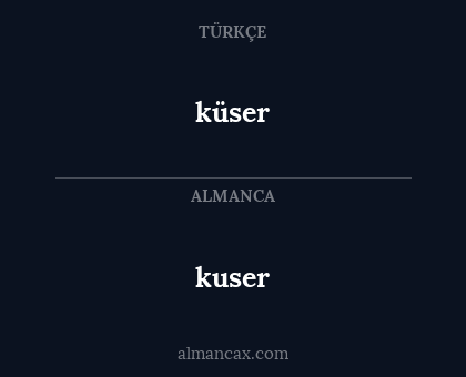 kuser - küser