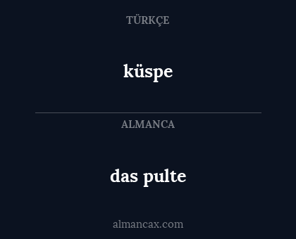 küspe - das pulte