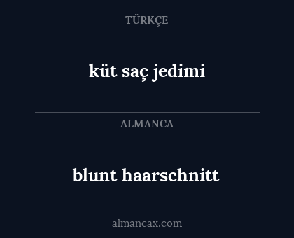 blunt haarschnitt - küt saç jedimi
