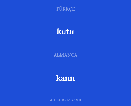 kann - kutu