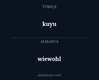 kuyu - wiewohl