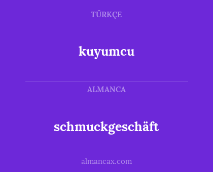 schmuckgeschäft - kuyumcu