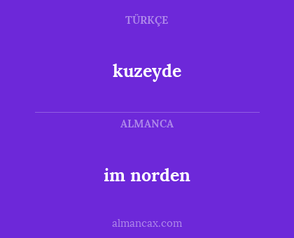 im norden - kuzeyde