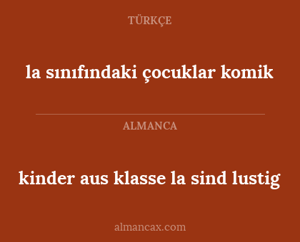 la sınıfındaki çocuklar komik - kinder aus klasse la sind lustig