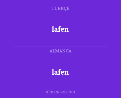 lafen - lafen