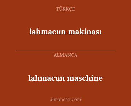 lahmacun makinası - lahmacun maschine