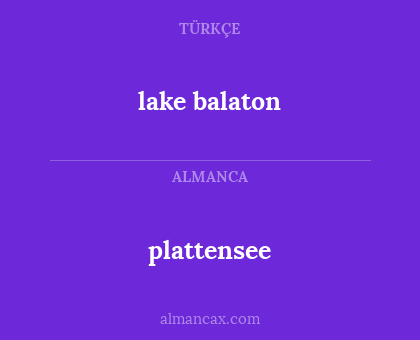 lake balaton - plattensee
