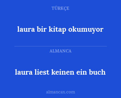 laura liest keinen ein buch - laura bir kitap okumuyor
