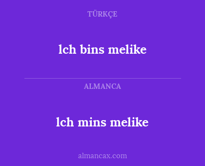 lch mins melike - lch bins melike