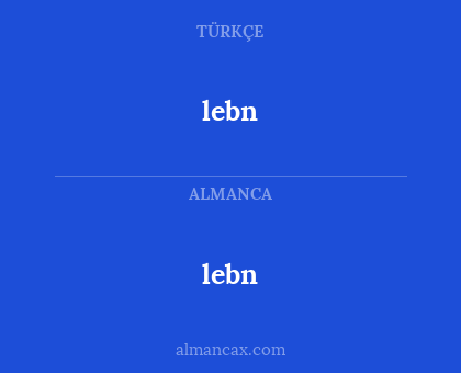 lebn - lebn