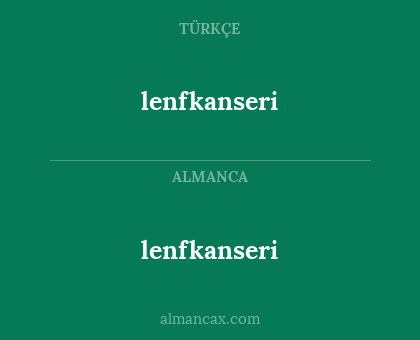 lenfkanseri - lenfkanseri
