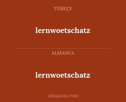 lernwoetschatz - lernwoetschatz