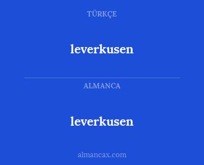 leverkusen - leverkusen