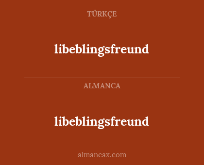 libeblingsfreund - libeblingsfreund