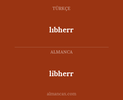 libherr - lıbherr