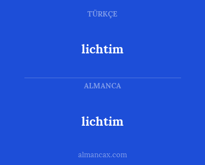lichtim - lichtim