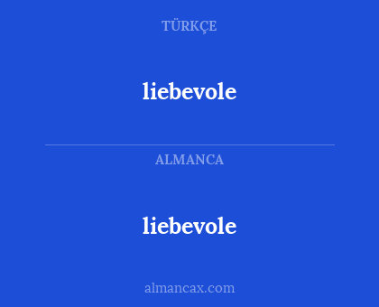 liebevole - liebevole