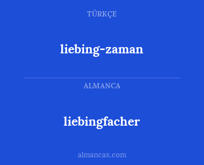 liebing-zaman - liebingfacher