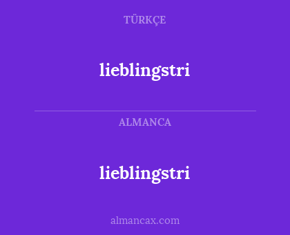 lieblingstri - lieblingstri