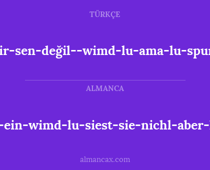 lieve-ist-wie-ein-wimd-lu-siest-sie-nichl-aber-lu-spurst-sie - lieve-bir-sen-değil--wimd-lu-ama-lu-spurst-sen