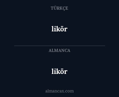 likör - likör