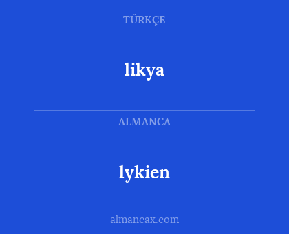 likya - lykien