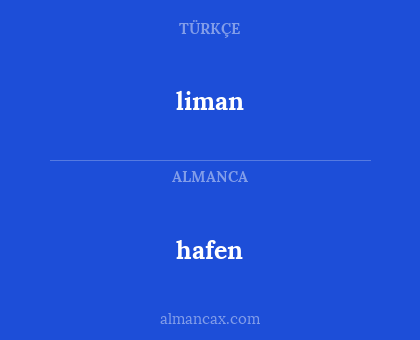 hafen - liman