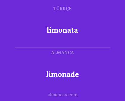 limonata - limonade
