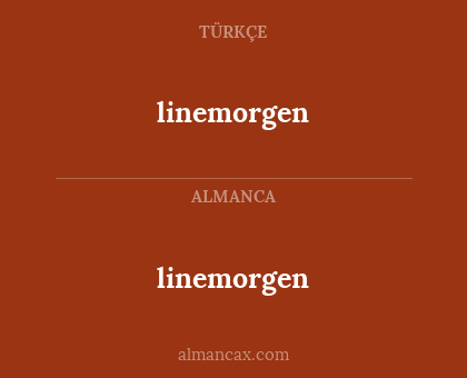 linemorgen - linemorgen