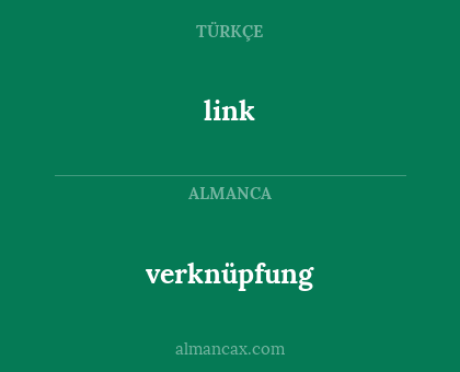 verknüpfung - link