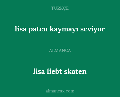 lisa paten kaymayı seviyor - lisa liebt skaten
