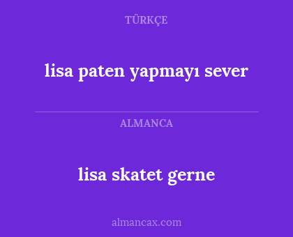 lisa skatet gerne - lisa paten yapmayı sever