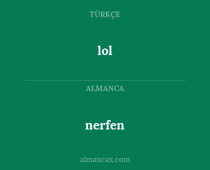 nerfen - lol