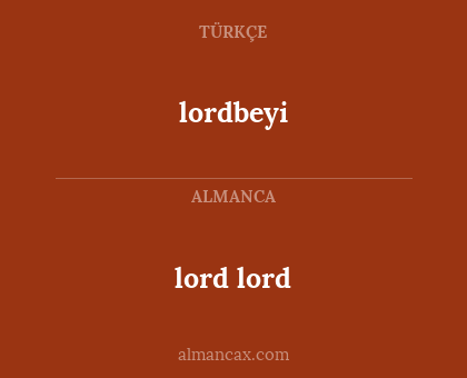 lordbeyi - lord lord