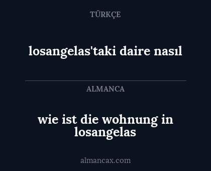 losangelas'taki daire nasıl - wie ist die wohnung in losangelas