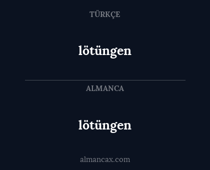 lötüngen - lötüngen