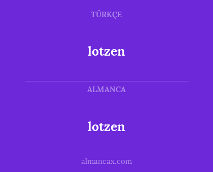 lotzen - lotzen