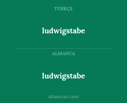 ludwigstabe - ludwigstabe