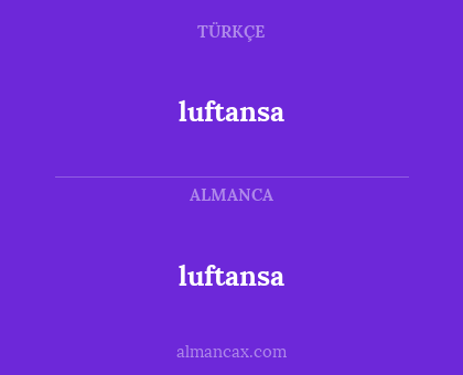 luftansa - luftansa