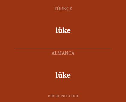 lüke - lüke