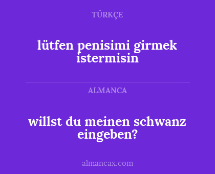 lütfen penisimi girmek istermisin - willst du meinen schwanz eingeben?