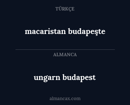 ungarn budapest - macaristan budapeşte