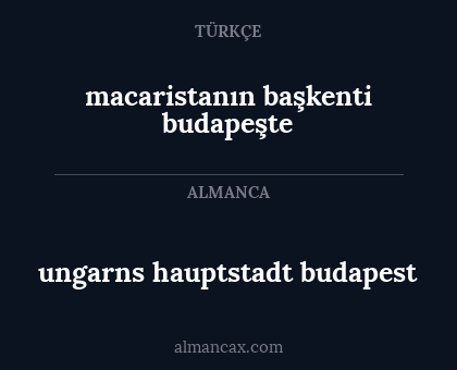 macaristanın başkenti budapeşte - ungarns hauptstadt budapest
