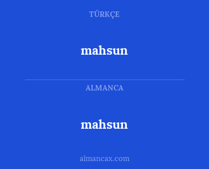 mahsun - mahsun