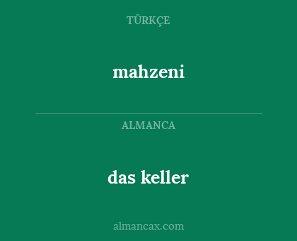 das keller - mahzeni