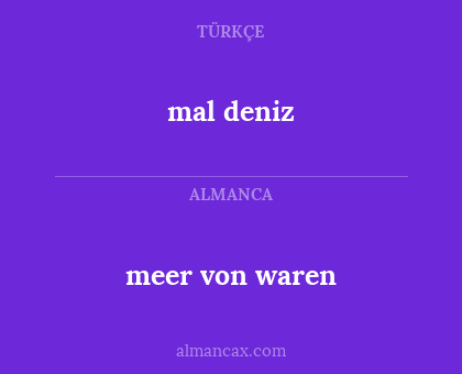 meer von waren - mal deniz