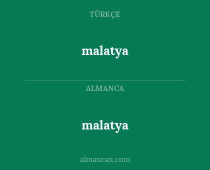 malatya - malatya