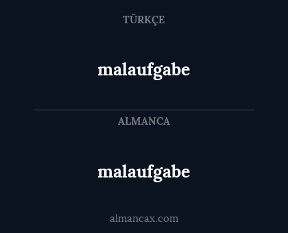 malaufgabe - malaufgabe