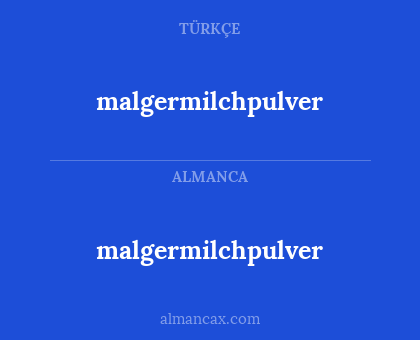 malgermilchpulver - malgermilchpulver
