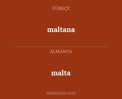 malta - maltana